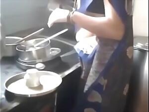 Desi indian Kannada aunty red-hot intestines button au fait