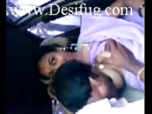 Tamil aunty on touching motor car
